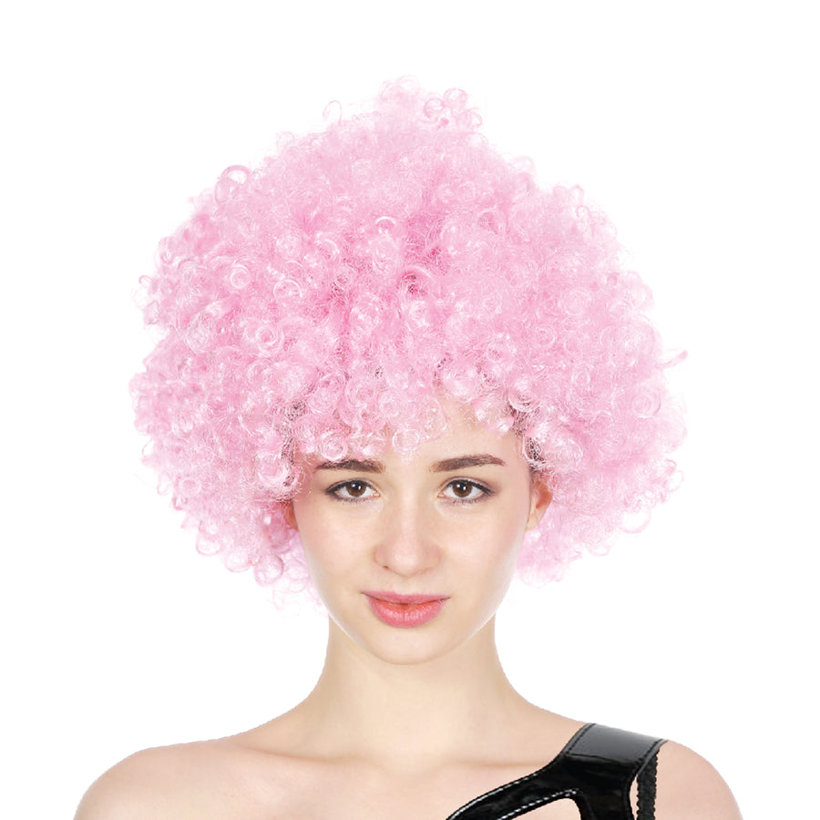 Afro Wig (Light Pink)