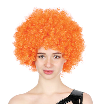 Afro Wig (Orange)
