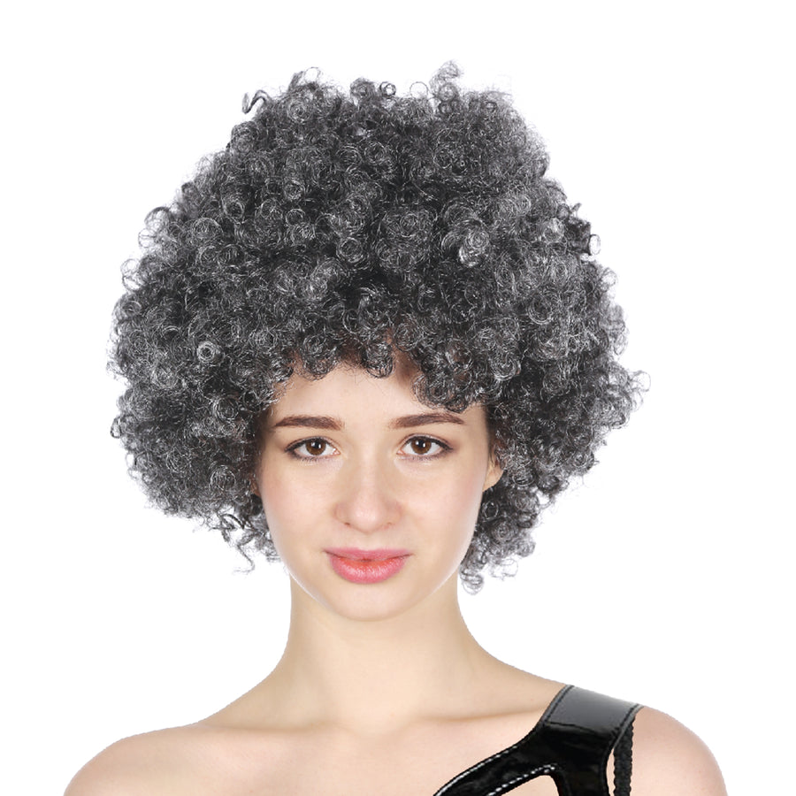 Afro Wig (Grey)
