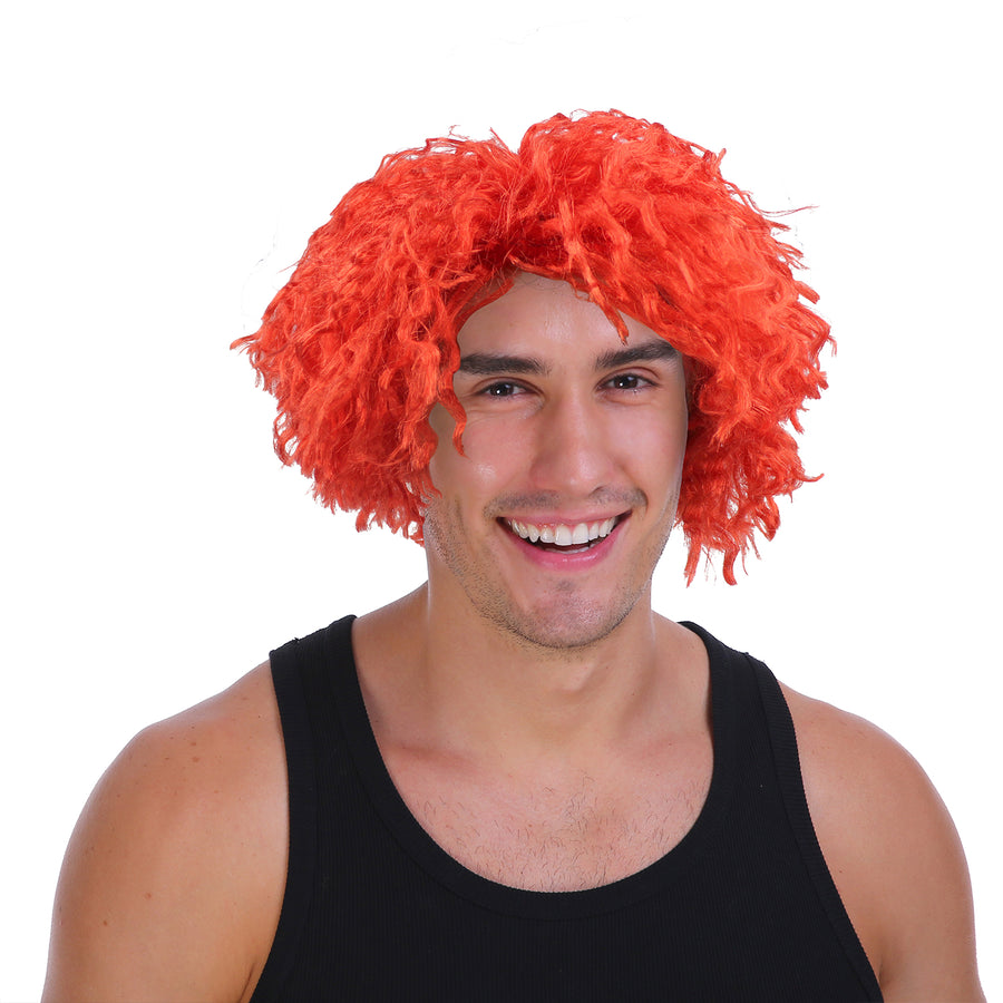 Red Crazy Wig