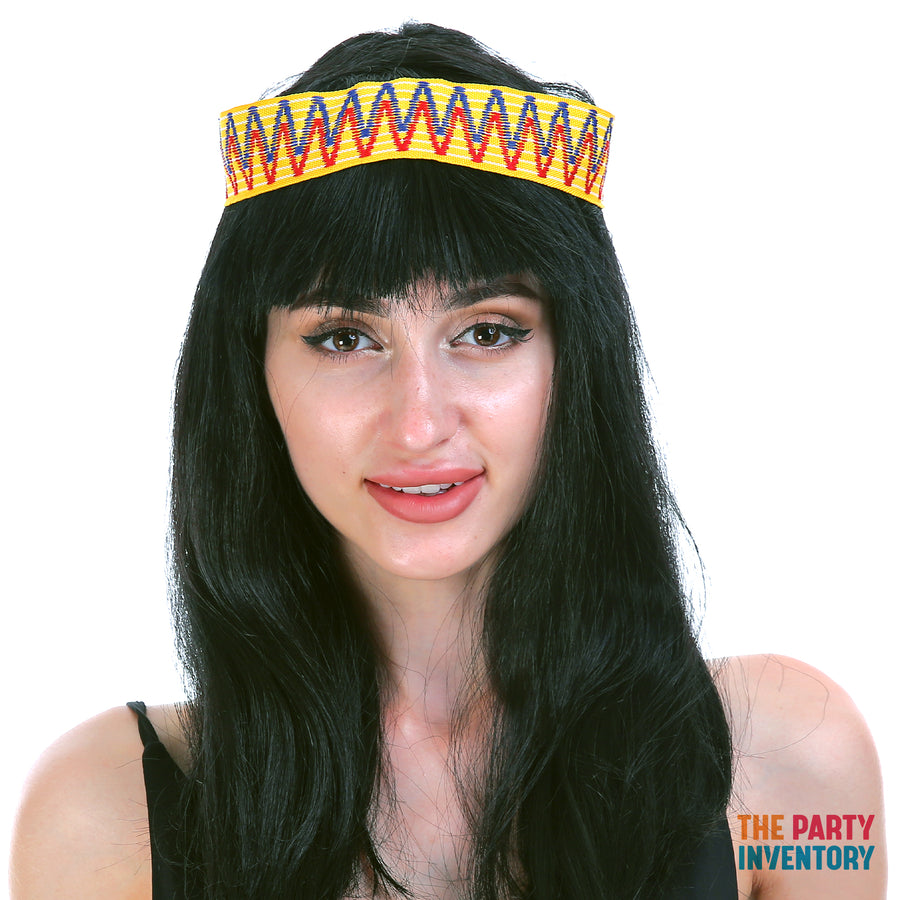 Ladies Native American Headband Wig