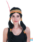 Ladies Native American Pigtail wig