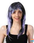 Two Tone Layer Wig (Purple & Black)
