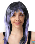 Two Tone Layer Wig (Purple & Black)