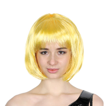 Yellow Bob Wig