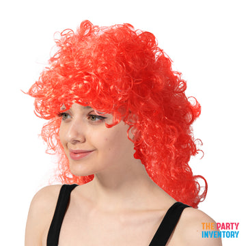 Long Red Curly Wig