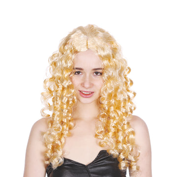 Blonde Long Curly Wig