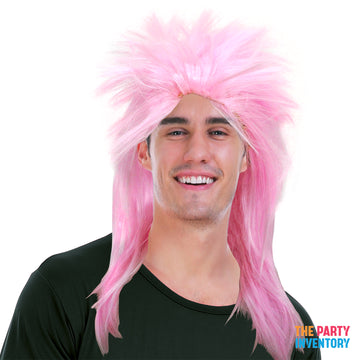 Light Pink Spiky Punk Rock Wig
