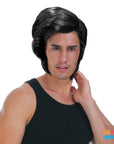 Mens 60s Wig (Black)