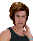 Mens 60s Wig (Brown)