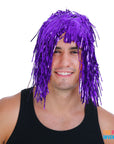 Purple Tinsel Wig
