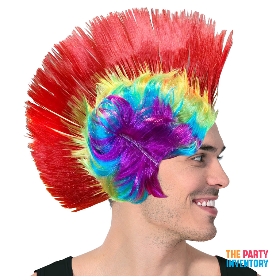 Rainbow Mohawk Wig