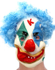 Clown Mask with Wig (Blue)