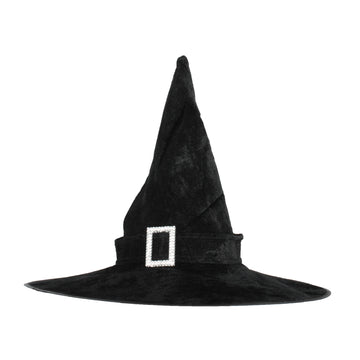 Velvet Black Witch Hat
