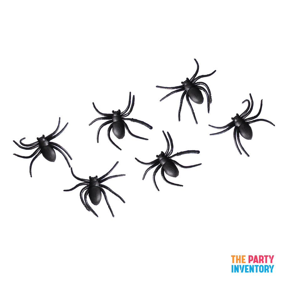 Plastic Spider (6pcs)