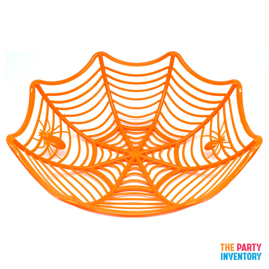 Orange Spider Web Basket