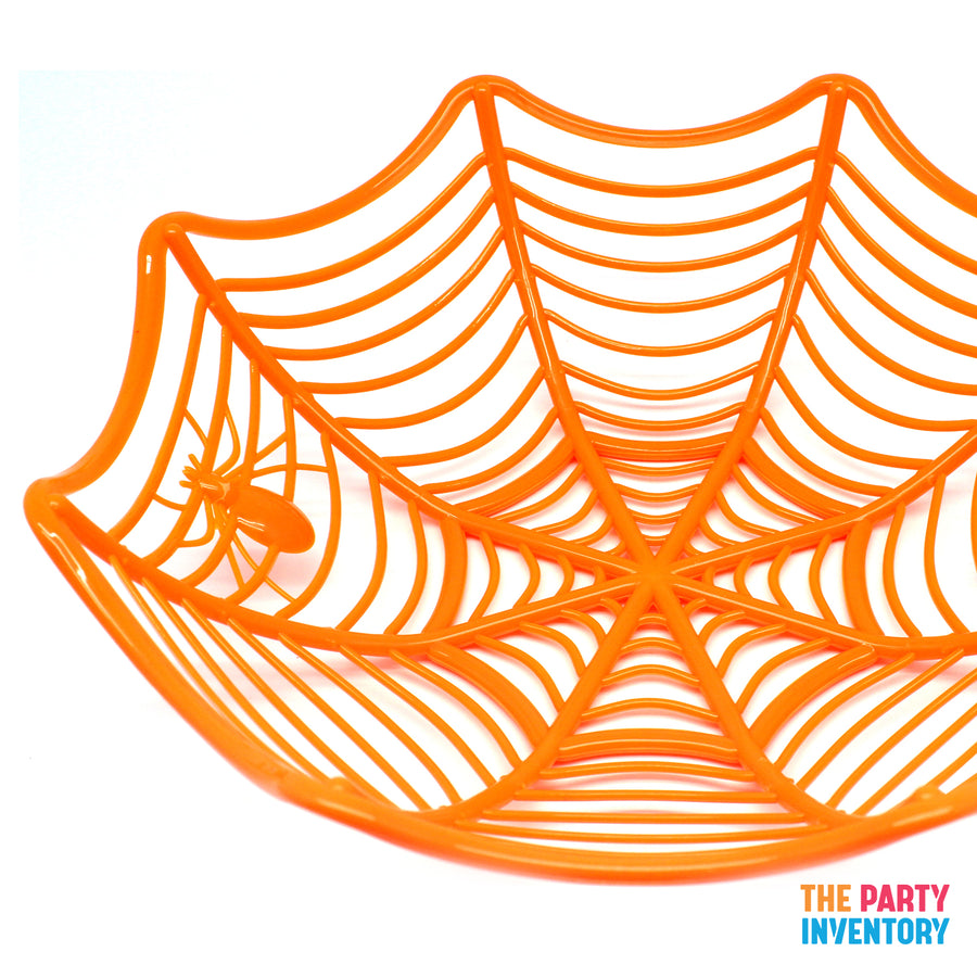 Orange Spider Web Basket