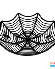 Black Spider Web Basket