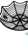Black Spider Web Basket