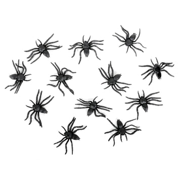 Plastic Spiders (12pcs)