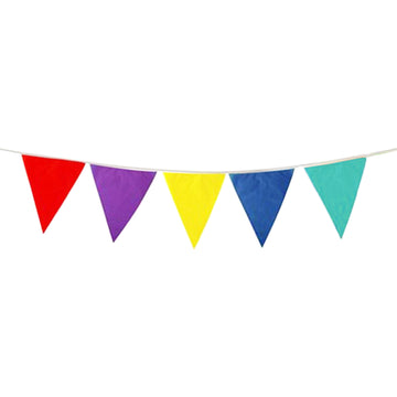 Plastic Bunting Flags (Multicolour)