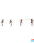 Deluxe Skeleton Decoration Garland 4pk