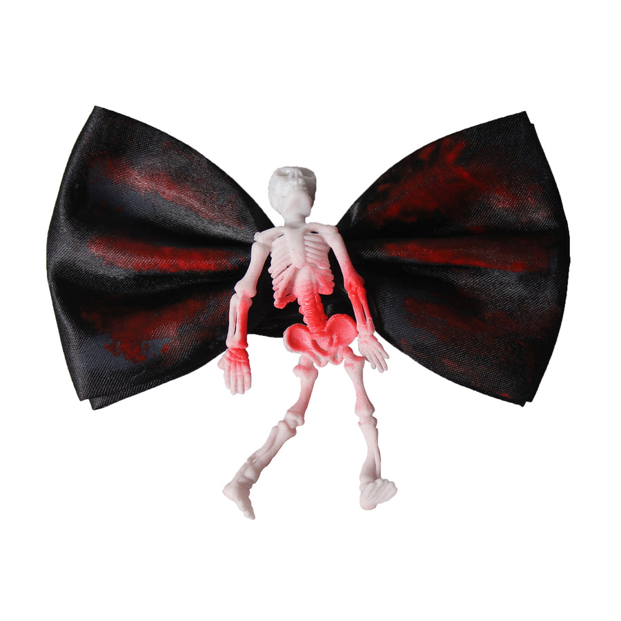 Bloody Skeleton Bow Tie