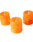 Orange Halloween Candle Lights