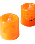 Orange Halloween Candle Lights