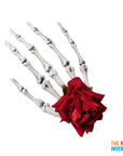 Day of the Dead Skeleton Hand Hairpiece