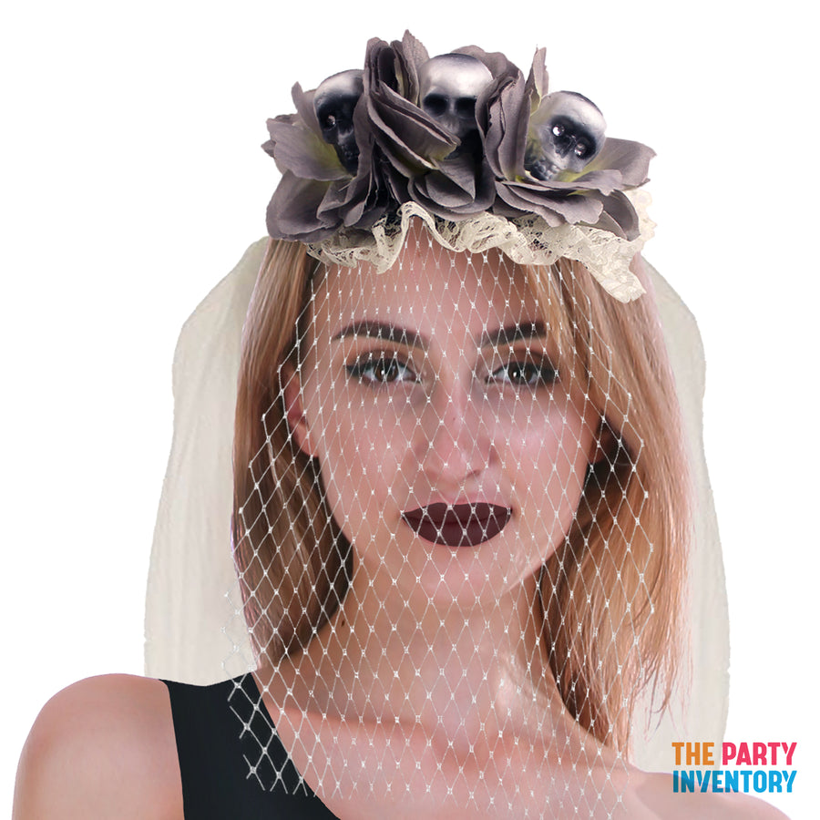 Zombie Bride Headband