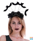 Bats and Roses Headband