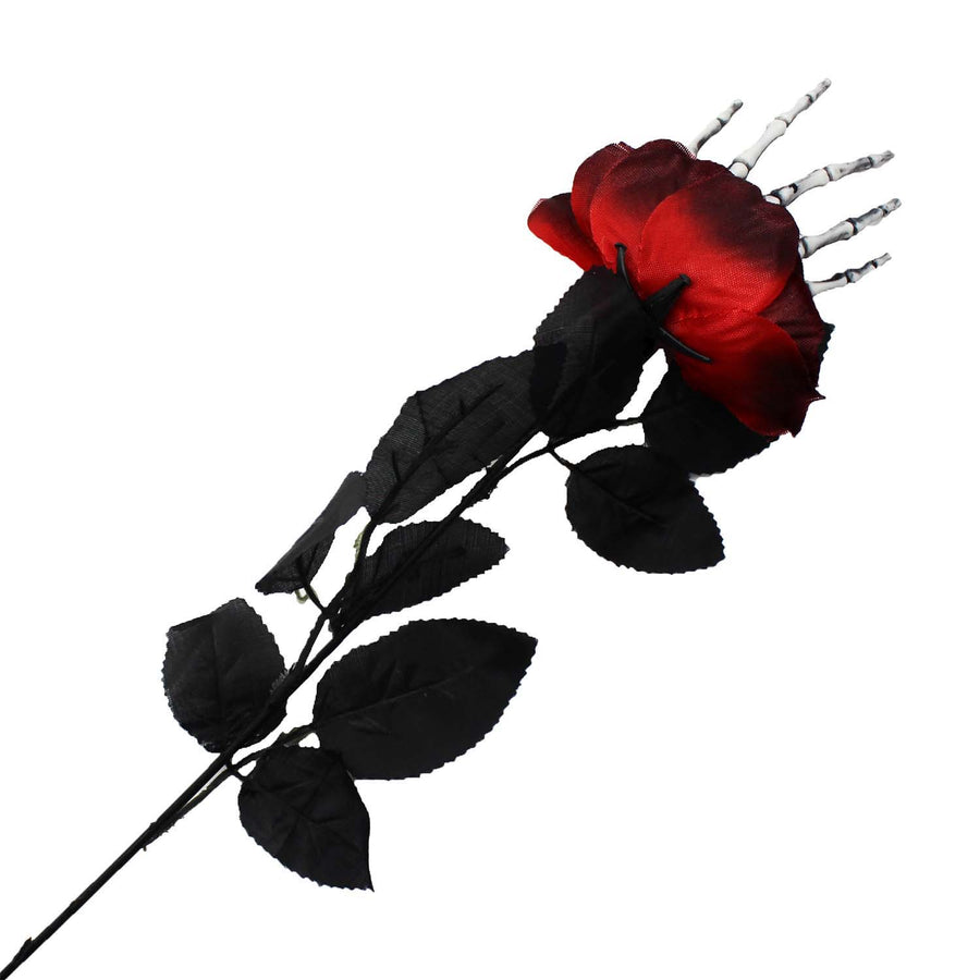 Skeleton Hand Dark Rose