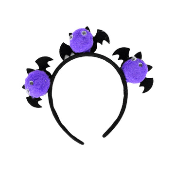 Cute Purple Bats Headband