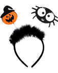 Pumpkin Spider Springy Headband
