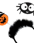Pumpkin Spider Springy Headband
