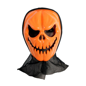 Orange Killer Pumpkin skull Mask