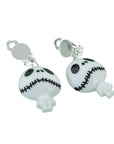 Halloween Clip On Earrings (Skeleton)