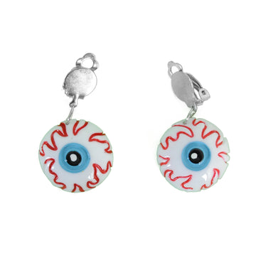 Halloween Clip On Earrings (Eyeballs)