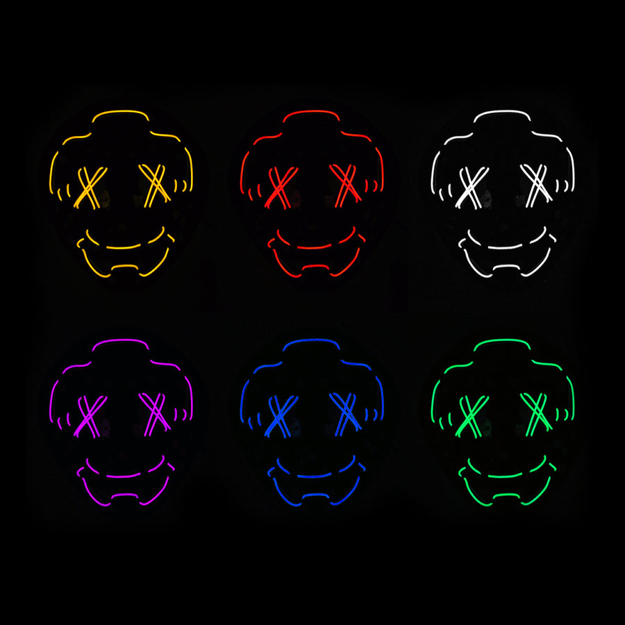 Light Up Hockey Mask