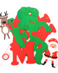Merry Christmas Banner (Santa Reindeer)