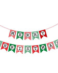 Merry Christmas Banner (Pattern Bunting Flags)
