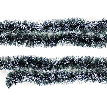 Frosted Christmas Tinsel (9cm Thick)