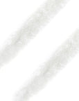 White Christmas Tinsel (9cm Thick)