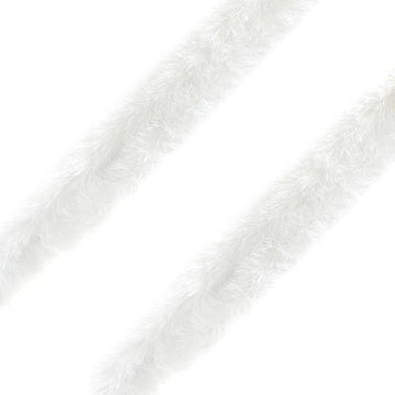 White Christmas Tinsel (9cm Thick)