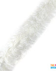White Christmas Tinsel (11cm Thick)