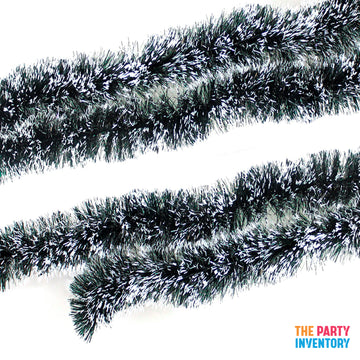 Frosted Christmas Tinsel (13cm Thick)