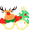 Reindeer and Christmas Tree Party Glasses