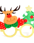 Reindeer and Christmas Tree Party Glasses