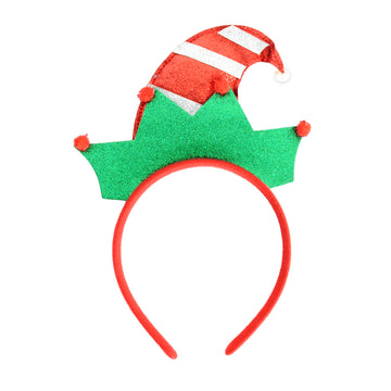 Christmas Glitter Elf Headband